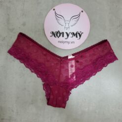 Quần lót Victoria Secret nửa mông ren màu tím hồng 428892qfc (Sao chép)