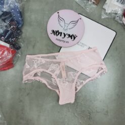 Quần lót Victoria Secret nửa mông ren lưới màu hồng 433661qas (Sao chép)