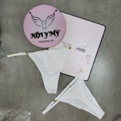 Quần lót Victoria Secret lọt khe thun lạnh dây điều chỉnh màu trắng 532719qbf (Sao chép)
