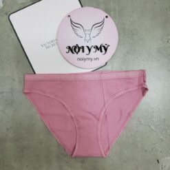 Quần lót Victoria’s Secret bikini thun cotton màu trắng hoạ tiết 415968 [HÃNG KHÔNG GẮN TEM]
