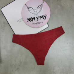 Quần lót Victoria Secret lọt khe thun seamless màu đen sọc kim sa 431743spu