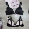 Áo lót Victoria Secret Very Sexy không nâng mút mỏng dây đính đá màu đen 423893qb4