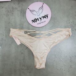 Quần lót Victoria Secret nửa mông phía sau đan dây màu da 425969seq