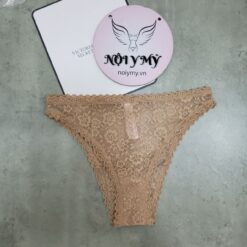 Quần lót Victoria Secret nửa mông ren lưng cao màu da 428872seq (Sao chép)