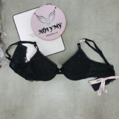 Áo lót Victoria Secret không nâng ren màu vàng nhạt bi kim sa 431807ssd