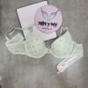 Áo lót Victoria Secret không nâng ren màu xanh mint chấm bi kim sa 431807srv