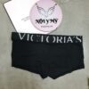Quần lót Victoria Secret short thun cotton lưng logo màu trắng 433669qbf