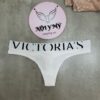 Quần lót Victoria Secret lọt khe thun cotton lưng logo màu trắng 433679qbf (Copy)