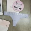 Quần lót Victoria Secret lọt khe thun cotton lưng logo màu xanh biển nhạt 433679qcj (Sao chép) (Sao chép)