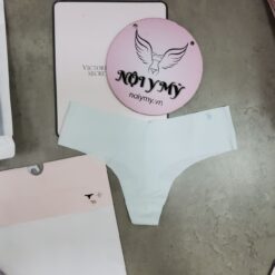 Quần lót Victoria’s Secret lọt khe thun lạnh không viền màu xanh ngọc nhạt 423367 (Sao chép)