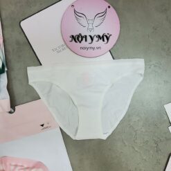 Quần lót Victoria’s Secret bikini thun cotton màu trắng 431716