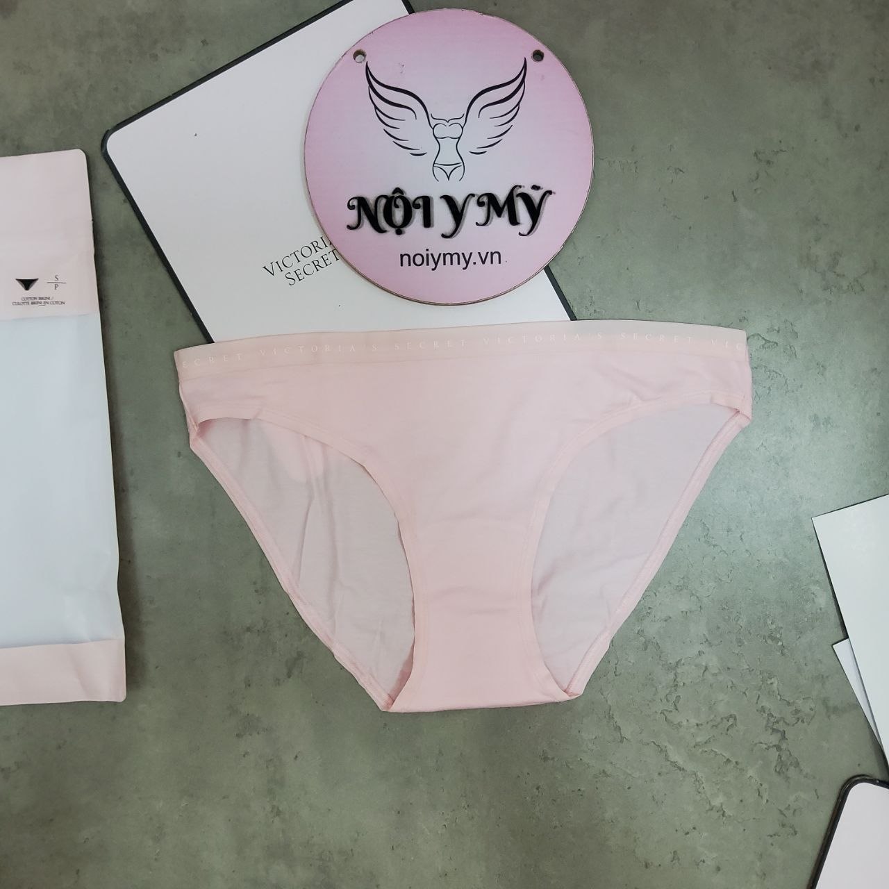 Quần lót Victoria’s Secret bikini thun cotton màu hồng 431716 (Sao chép)