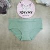 Quần lót Victoria’s Secret nguyên mông thun seamless màu đen hoạ tiết 434678qb41