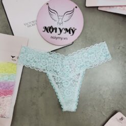 Quần lót Victoria Secret lọt khe ren màu xanh biển nhạt 434638qtx