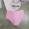 Quần lót Pink nửa mông thun lạnh không viền màu hồng đính đá 430797qed