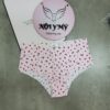 Quần lót Pink nửa mông thun lạnh không viền màu hồng hoa hoạ tiết 430797spq