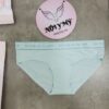 Quần lót Victoria’s Secret nguyên mông thun cotton lưng logo màu xanh ngọc 415901 [HÃNG KHÔNG GẮN TEM]