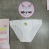 Quần lót Victoria’s Secret bikini thun cotton màu trắng hoạ tiết 415968 [HÃNG KHÔNG GẮN TEM]