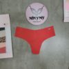 Quần lót Victoria’s Secret lọt khe thun lạnh không viền màu đỏ cam 423367 [HÃNG KHÔNG GẮN TEM]