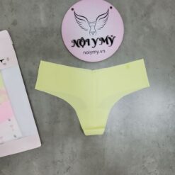 Quần lót Victoria’s Secret lọt khe thun lạnh không viền màu vàng chanh 423367 [HÃNG KHÔNG GẮN TEM]