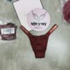 Quần lót Victoria Secret Bling bling nửa mông dây đính đá màu nâu đỏ 415886qjy