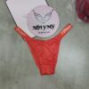 Quần lót Victoria Secret Bling bling nửa mông dây đính đá màu đỏ cam 415886qpq