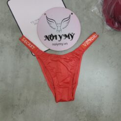 Quần lót Victoria Secret Bling bling nửa mông dây đính đá màu đỏ cam 415886qpq (Copy)