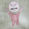 Quần lót Victoria Secret Bling bling nửa mông ren dây đính đá màu hồng 418804qe7