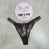 Quần lót Victoria Secret bling bling lọt khe ren dây đính đá màu nâu đen 418814qg6