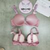 Áo lót Victoria Secret bombshell thun lạnh dây đính đá màu hồng dâu 421990qe7