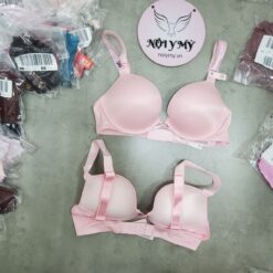 Áo lót Victoria Secret bombshell thun lạnh dây đính đá màu hồng 421990qh4
