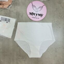 Quần lót Victoria Secret nguyên mông lưng cao không viền màu trắng 428714qbf