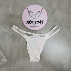 Quần lót Victoria Secret Bling bling nửa mông dây đính đá màu trắng 433407q9z