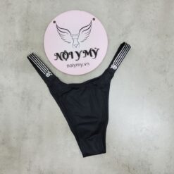 Quần lót Victoria Secret Bling bling nửa mông dây đính đá màu đen 435277qb4