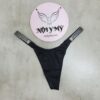 Quần lót Victoria Secret bling bling lọt khe thun lạnh dây đính đá màu đen 435285qb4