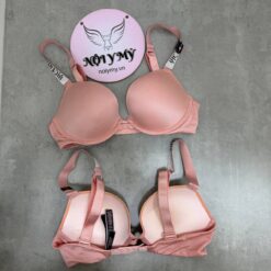 (Xả Kho) Áo lót Victoria Secret bombshell thun lạnh dây đính đá màu hồng [Áo lỗi nhăn mút]