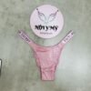 Quần lót Victoria Secret Bling bling nửa mông dây đính đá màu hồng dâu