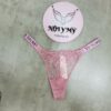 Quần lót Victoria Secret bling bling lọt khe ren dây đính đá màu hồng 418814qe7