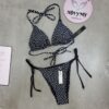 Bộ đồ bơi hai mảnh Victoria's Secret Triangle Bikini Set màu đen bi 423506spb