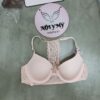 Áo lót Victoria Secret nâng vừa cài trước thun lạnh phối ren màu cam nhạt 429670qax