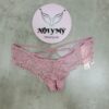 Quần lót Victoria Secret nửa mông hở mông ren màu hồng dâu 419378qb4