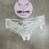 Quần lót Victoria Secret nửa mông hở mông ren màu trắng 431028qax