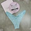 Quần lót Victoria Secret nửa mông lưng cao thun lạnh phía sau nơ màu xanh biển 432807qd2 (Sao chép)