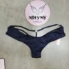 Quần lót Victoria Secret nửa mông phối dây màu xanh dương đen 433432qd2
