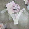Quần lót Victoria Secret nửa mông ren lưng cao 2 bên nơ màu trắng 434435q9z (Sao chép)