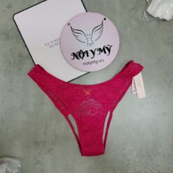 Quần lót Victoria Secret nửa mông ren hở mông màu hồng sen 434446qax (Sao chép)