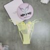 Quần lót Victoria Secret nửa mông ren hở mông màu vàng 434447qac (Sao chép)
