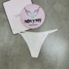 Quần lót Victoria Secret lọt khe dây thun lạnh màu trắng đính đá 432808q9z